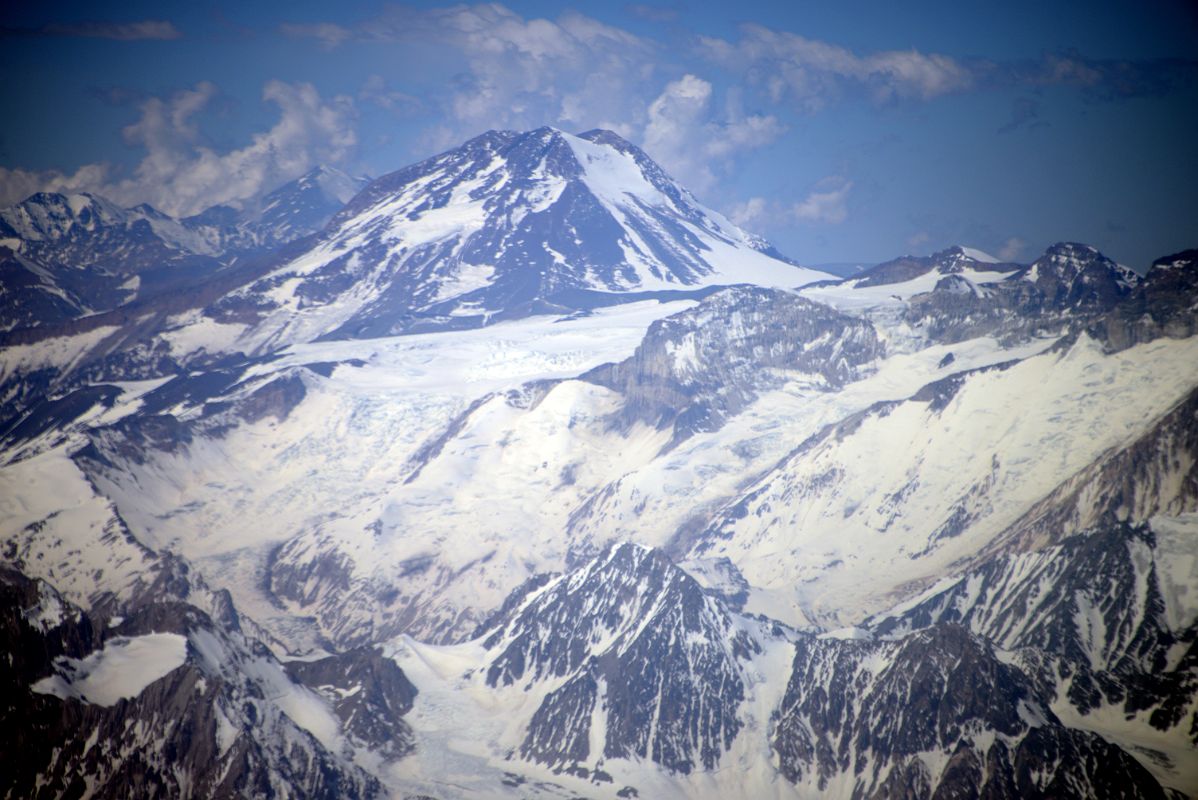 08 The Andes Tupangato Close Up From Flight Between Santiago And Mendoza